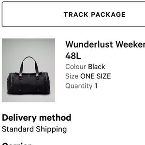 Lululemon Wunderlust Weekender Bag